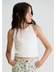 Camiseta tirantes canale - Hueso     