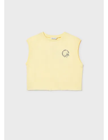 Camiseta tirantes grafica - Vainilla  