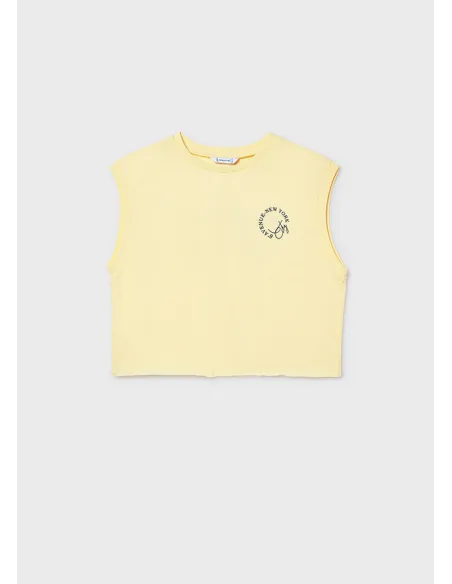 Camiseta tirantes grafica - Vainilla  