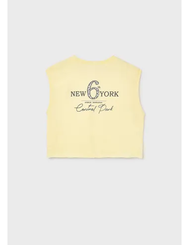 Camiseta tirantes grafica - Vainilla  