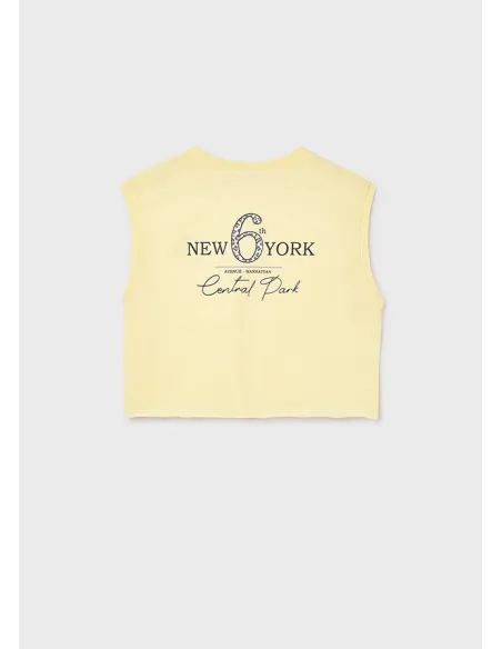 Camiseta tirantes grafica - Vainilla  