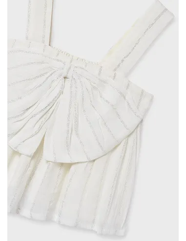 Top lurex lazo - Crudo     