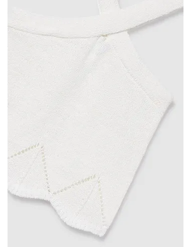 Top tricot cintas halter - Hueso     