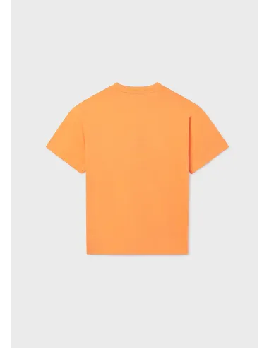 Camiseta m/c embossed - Apricot   