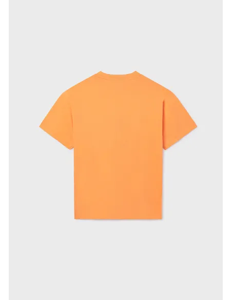 Camiseta m/c embossed - Apricot   