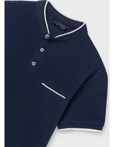 Polo m/c cuello mao - Atlantico 