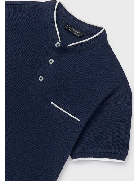 Polo m/c cuello mao - Atlantico 