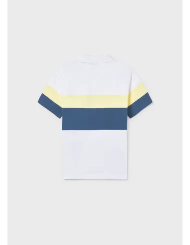 Polo m/c blocking - Bco-lemon 