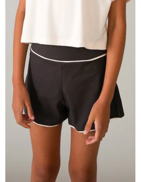 Conj. short punto viscosa - Antracita