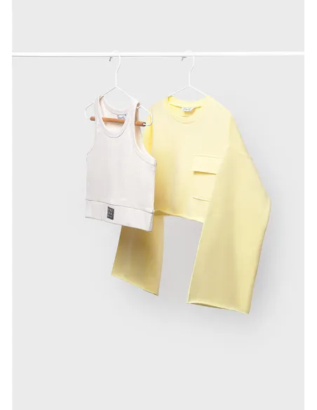 Pullover 2 piezas - Vainilla  