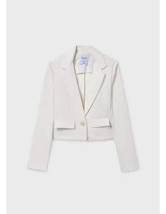 Chaqueta crepe - Crudo     