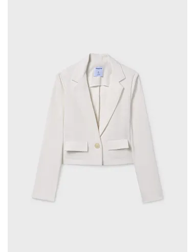 Chaqueta crepe - Crudo     