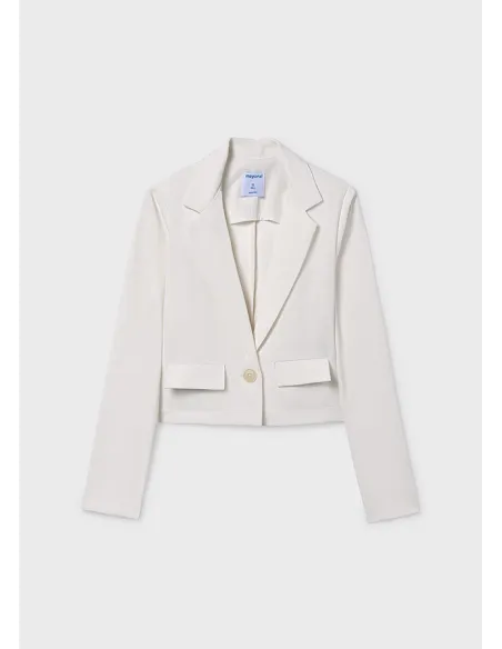 Chaqueta crepe - Crudo     