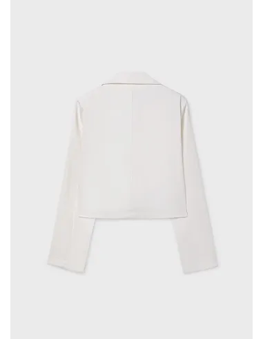 Chaqueta crepe - Crudo     