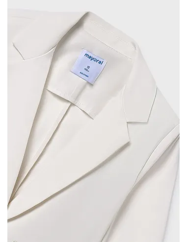 Chaqueta crepe - Crudo     