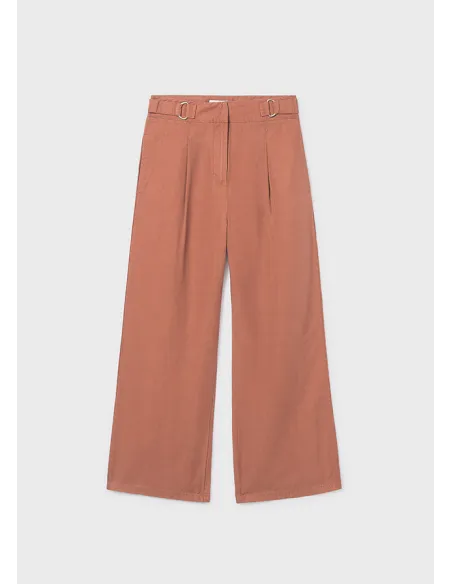 Pantalon largo hebillas - Arcilla   