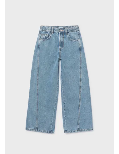 Pantalon largo tejano wide le - Medio     