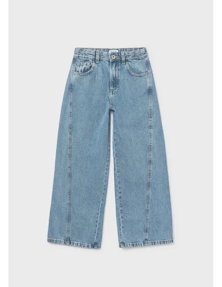 Pantalon largo tejano wide le - Medio     