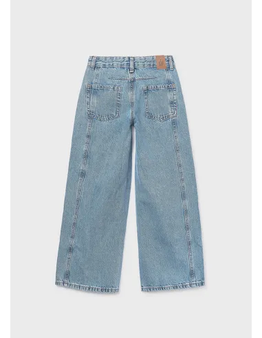 Pantalon largo tejano wide le - Medio     