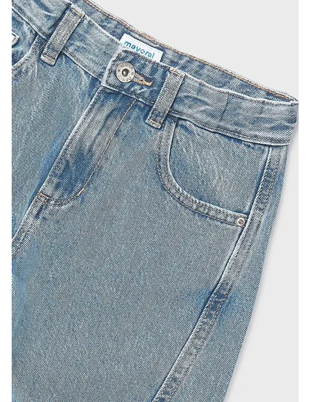 Pantalon largo tejano wide le - Medio     