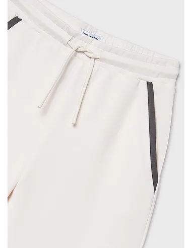 Pantalon largo punto - Hueso     