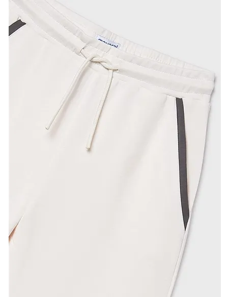 Pantalon largo punto - Hueso     