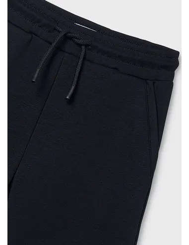 Pantalon largo punto - Negro     