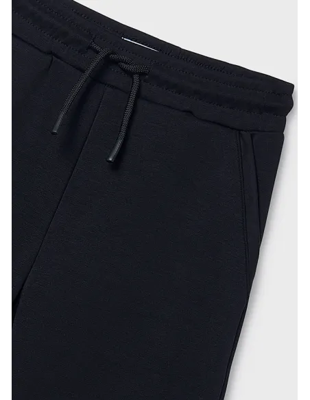 Pantalon largo punto - Negro     