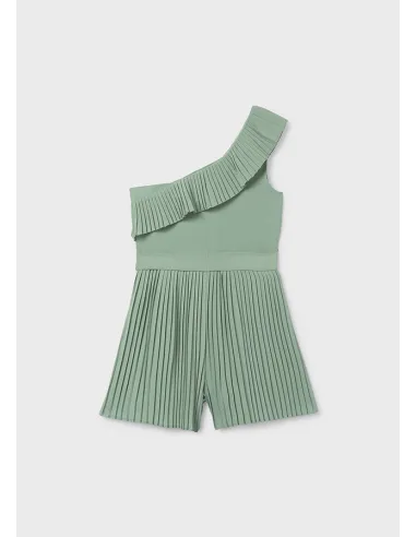 Mono corto plisado - Salvia    