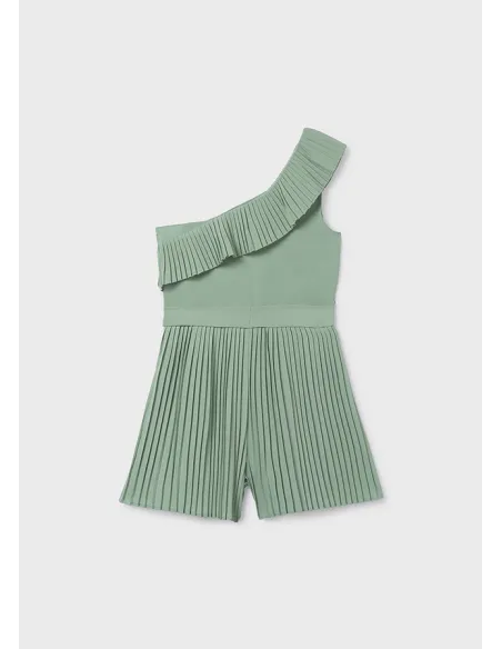 Mono corto plisado - Salvia    