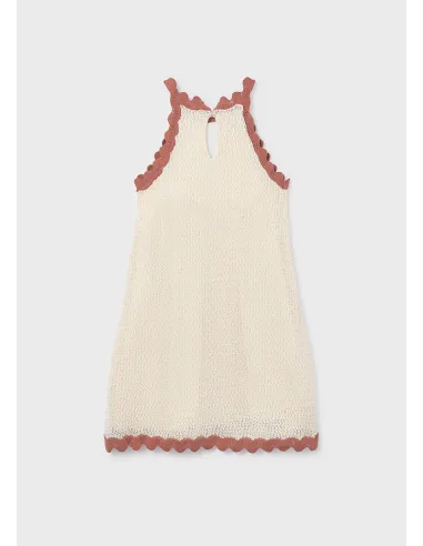 Vestido tricot - Hueso-arci