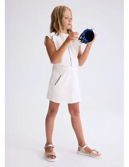 Conj. falda punto vivos - Hueso     