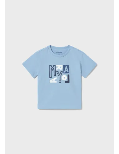 Camiseta m/c basica - Celeste   