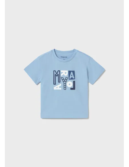 Camiseta m/c basica - Celeste   