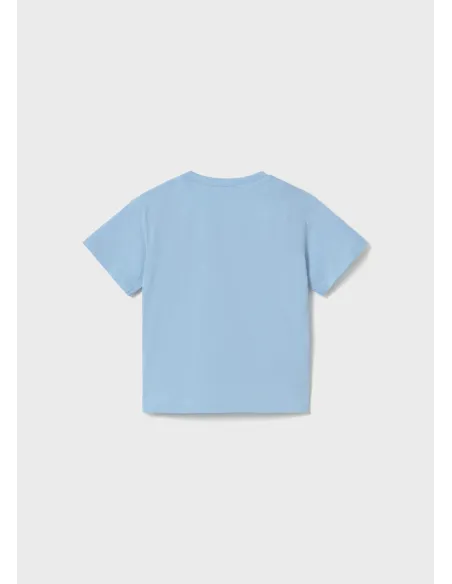 Camiseta m/c basica - Celeste   