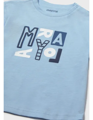 Camiseta m/c basica - Celeste   