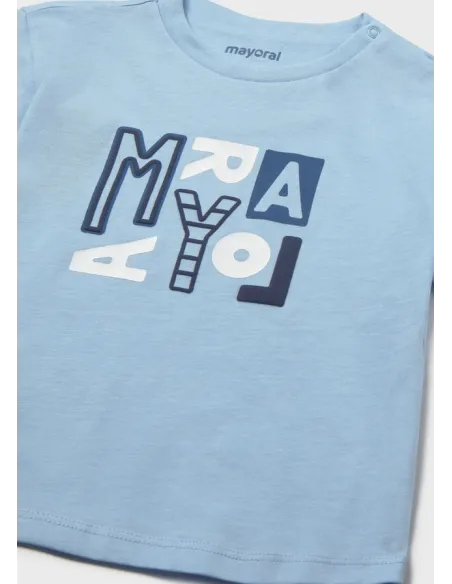 Camiseta m/c basica - Celeste   