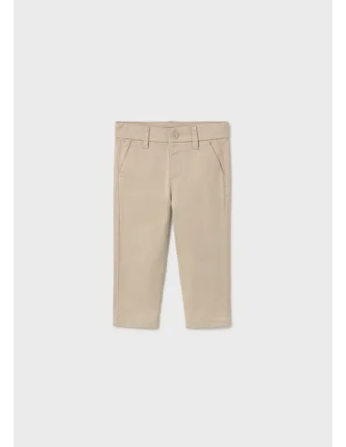 Pantalon chino sarga basico - Anacardo  