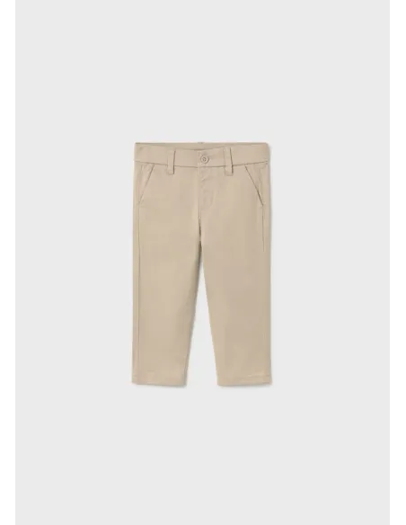 Pantalon chino sarga basico - Anacardo  