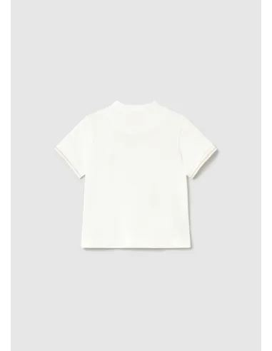 Polo m/c cuello mao - Nata      