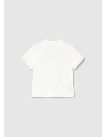 Polo m/c cuello mao - Nata      