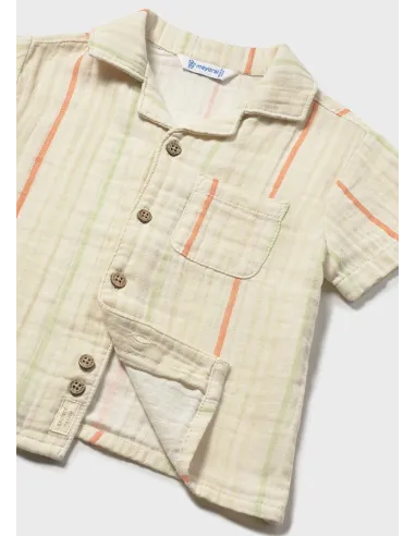 Camisa m/c bambula - Rayas     