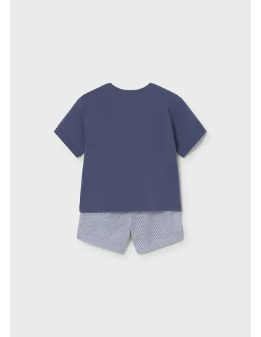 Conj. bermuda seersucker - Capri     