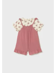 Conj. peto y camiseta - Blush