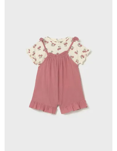 Conj. peto y camiseta - Blush