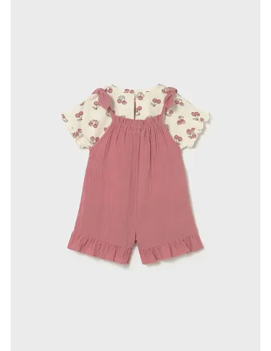 Conj. peto y camiseta - Blush