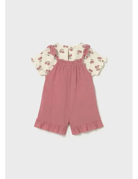 Conj. peto y camiseta - Blush