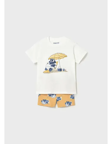 Conj. Baño camiseta - Peach     