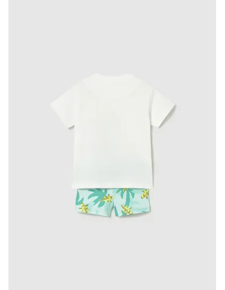 Conj. Baño camiseta - Aguamarina