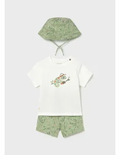 Conj. punto print con bucket - Matcha    